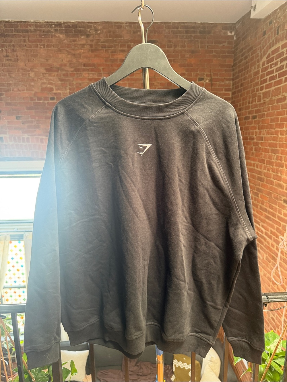Gymshark Men’s Black Crewneck Pullover